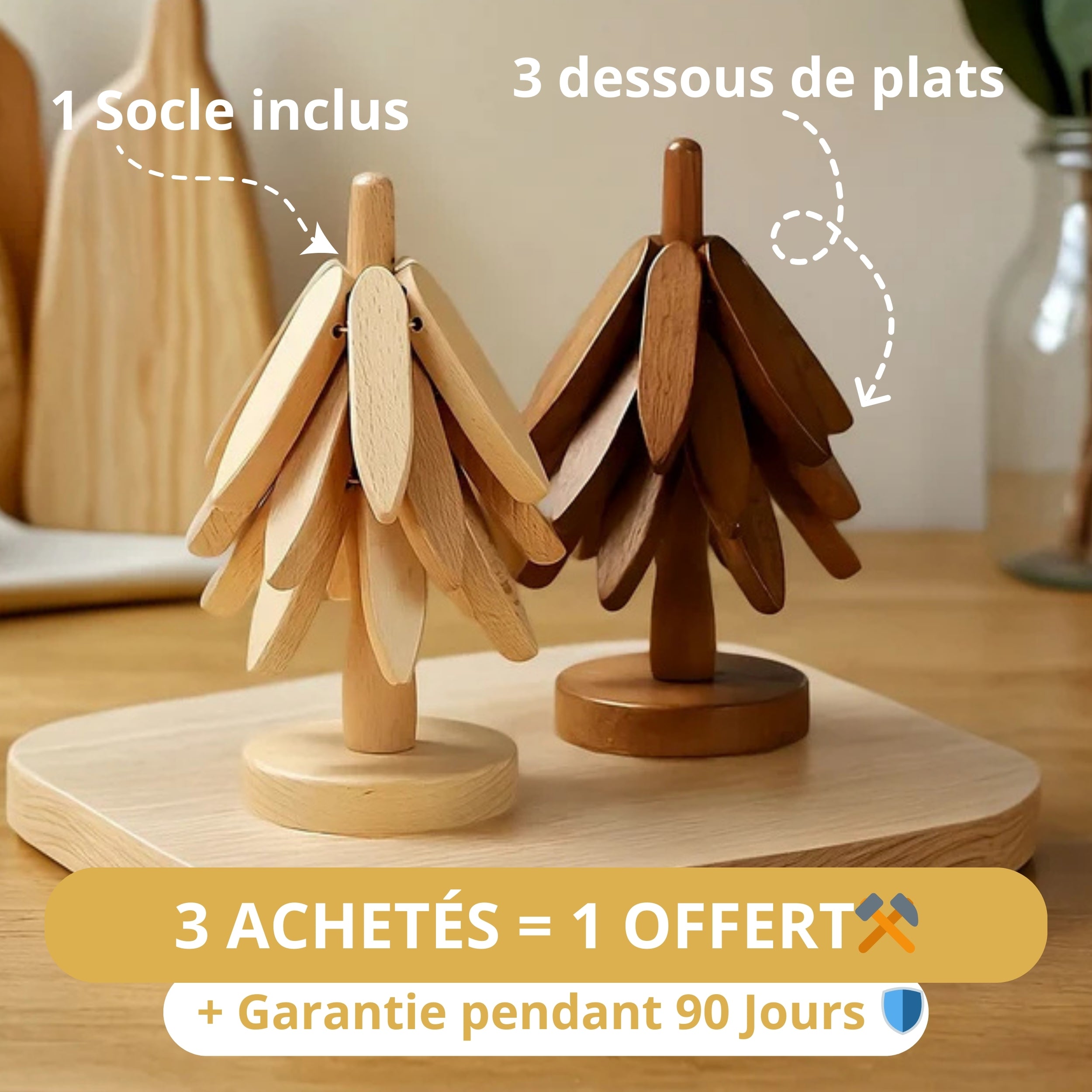 Dessous de plats Sapins